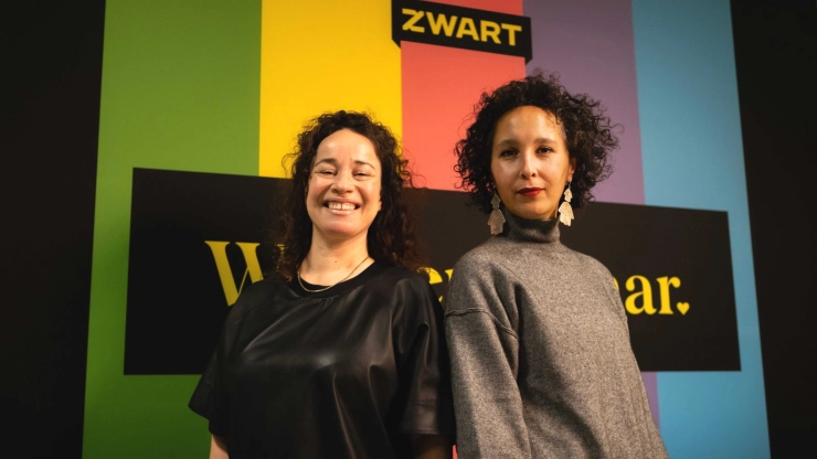 Sacha Vermeulen en Hasna El Maroudi vormen hoofdredactie van Omroep ZWART