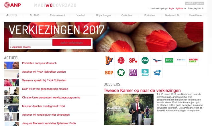 ANP Foto lanceert beeldbank voor verkiezingen