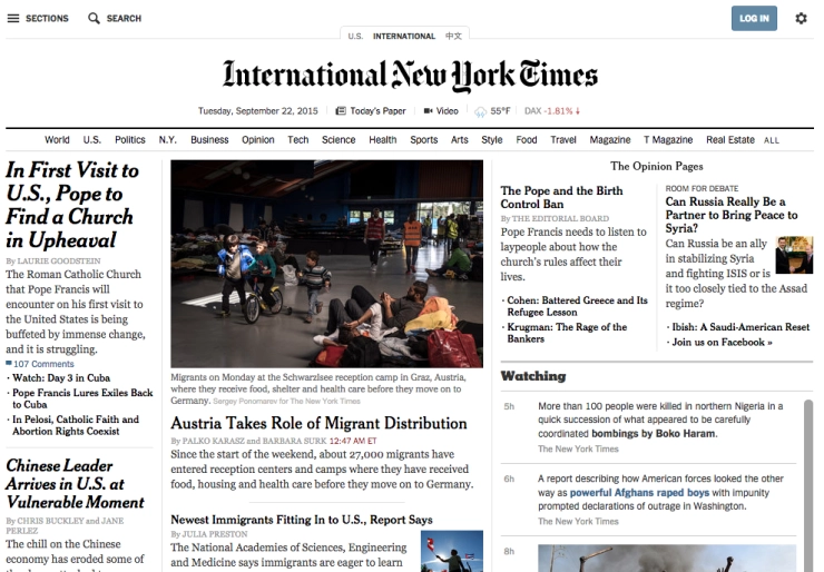 NYT in Thailand niet verschenen wegens ‘gevoelig’ artikel