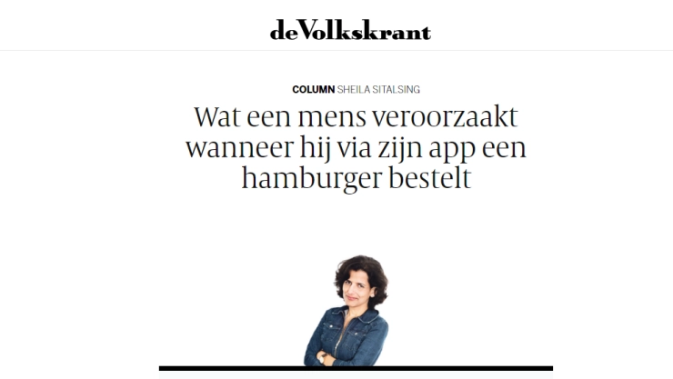 Sheila Sitalsing: ook voor freelance journalisten is het Uberleven