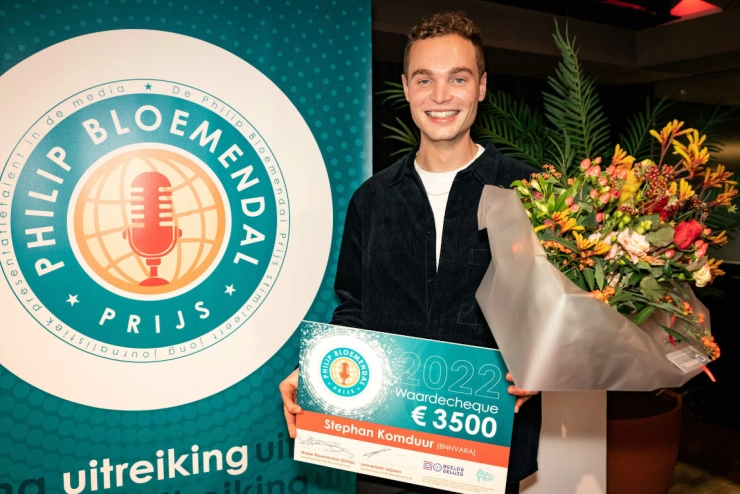 Radio 1-presentator Stephan Komduur wint Philip Bloemendal Prijs