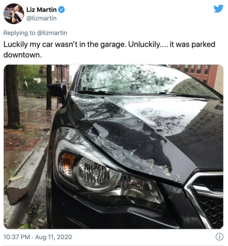 Stormschade dwingt Amerikaanse krant tot creatieve oplossingen