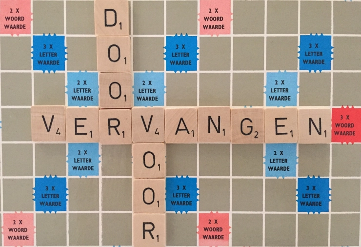 Taaltip: vervangen voor/door