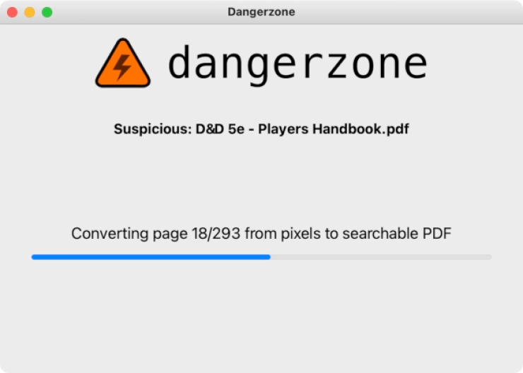 Dangerzone: een wasstraat voor verdachte bestanden