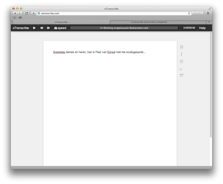 Transcriberië Expres