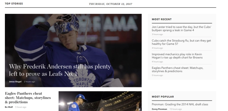 Nieuwe startup The Athletic wil sportpagina overal vervangen