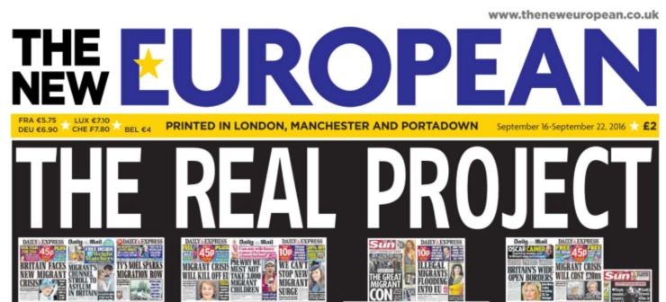 Succes voor pop-upkrant The New European