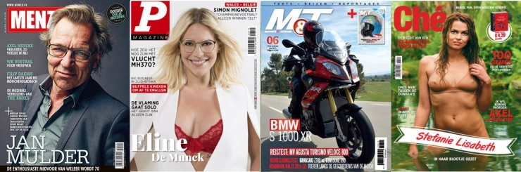 Titels Think Media Magazines in de etalage