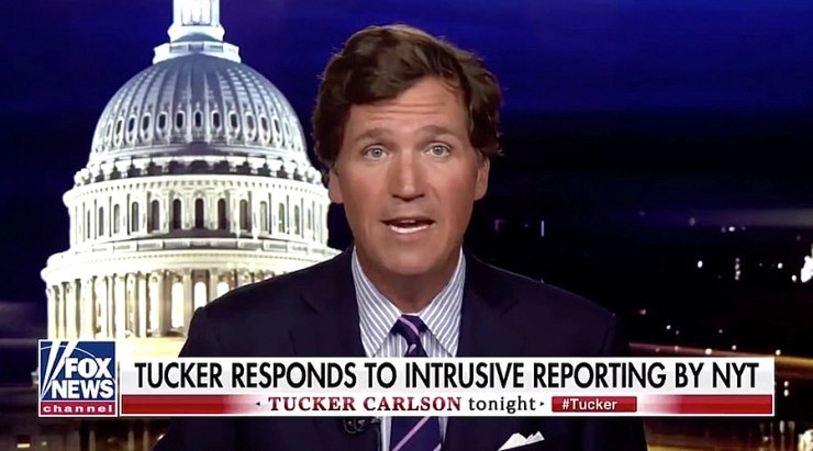 Fotojournalist thuis bedreigd na tirade Fox News-host Tucker Carlson