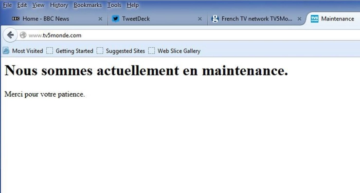 Franse tv-zender TV5Monde bijna verwoest door Russische hack