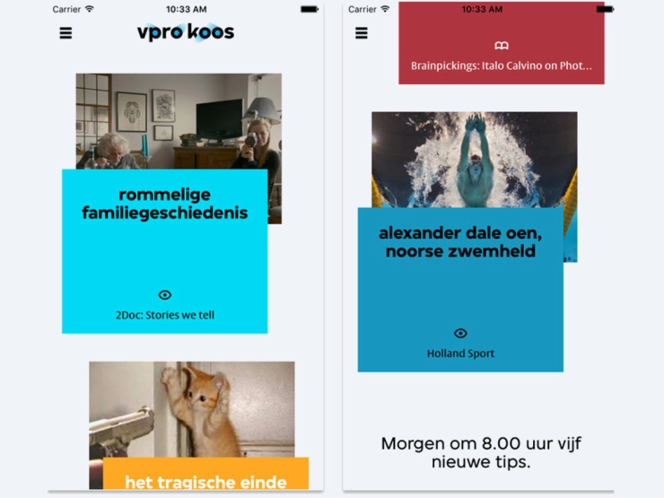 VPRO lanceert nieuwe media-app