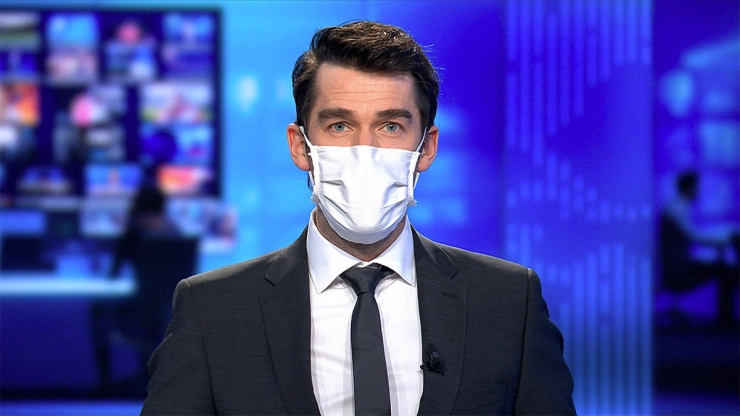 VTM: mondkapjes verplicht, óók in beeld