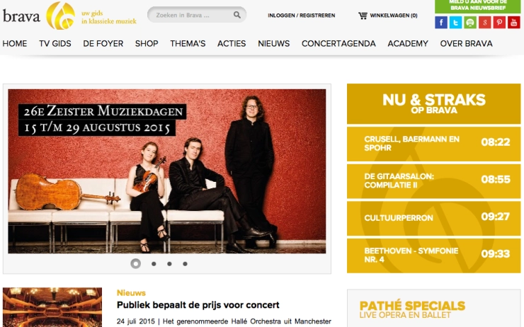 Overname Brava en Djazz TV door Stingray