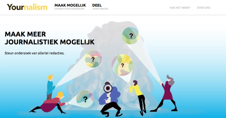 Yournalism experimenteert met doorlopende financiering journalisten