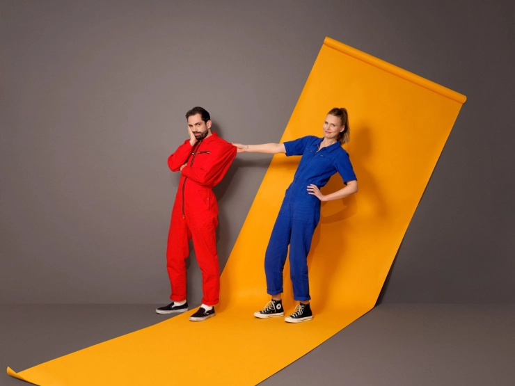 Mette te Velde en Wilbert van de Kamp gaan uit van elkaars kracht in de podcast ‘Wie redt Wilbert’