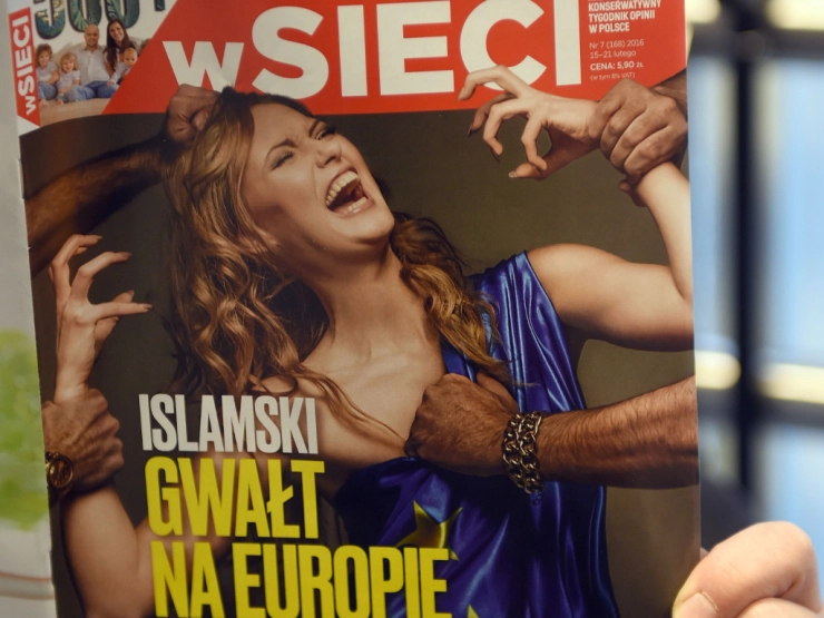 Verontwaardiging om anti-islamcover Pools tijdschrift