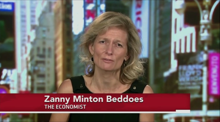 Vrouw hoofdredacteur The Economist